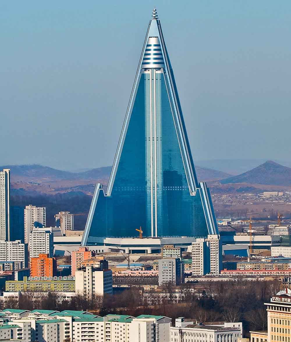 Ryugyong Hotel, Pyongyang, North Korea