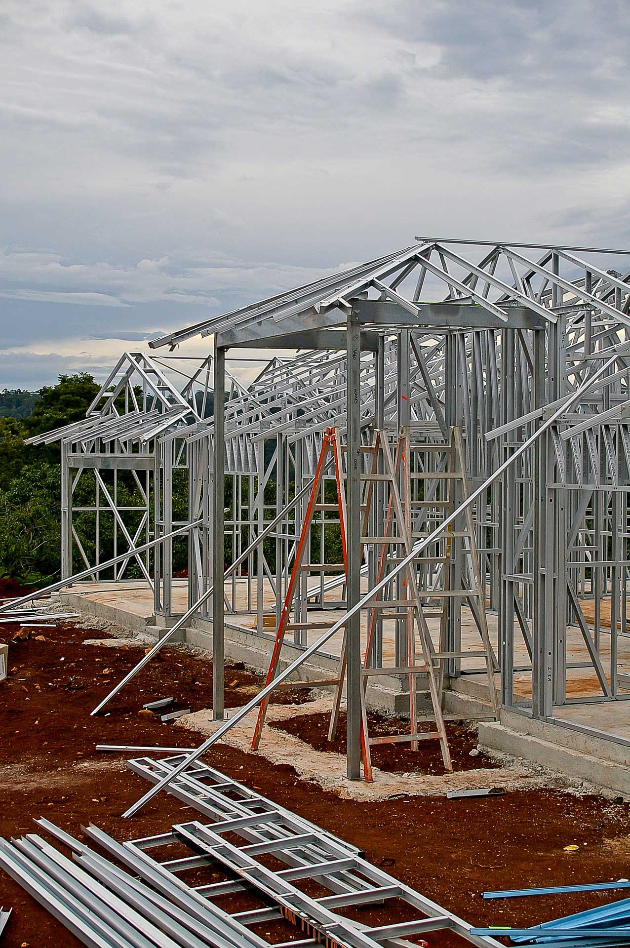 Frame House Building